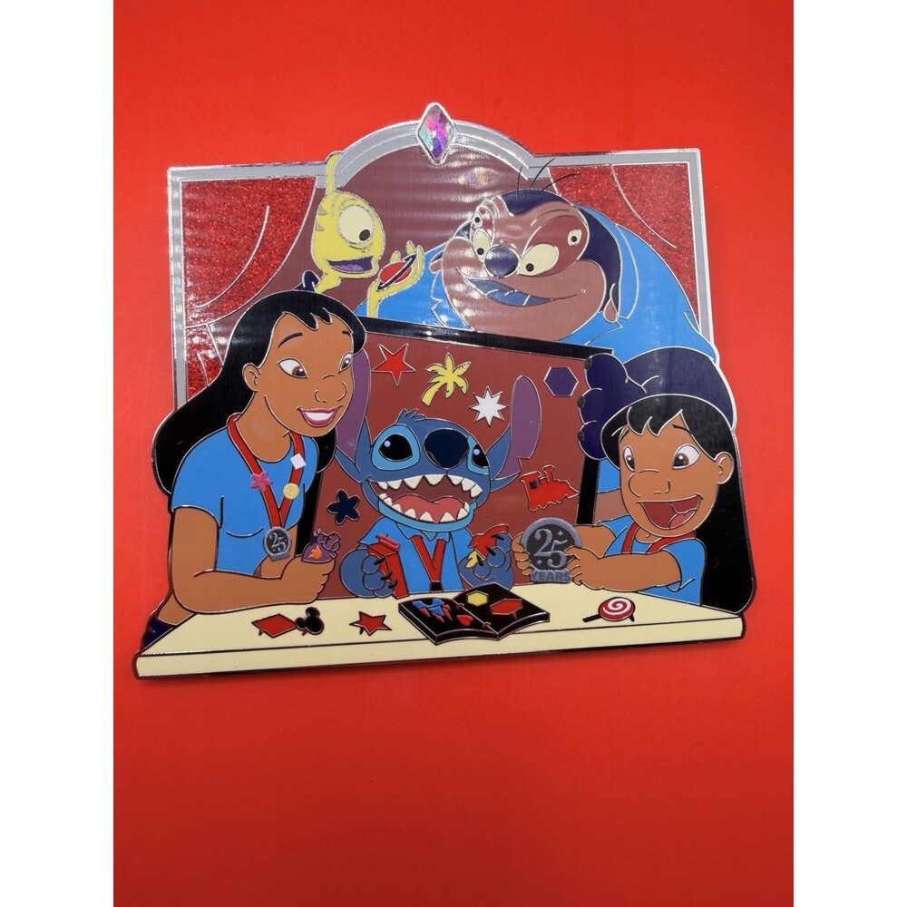 Disney Trading Pin 174686 Stitch and Friends Pin Trading Carnival 25 Years Jumbo
